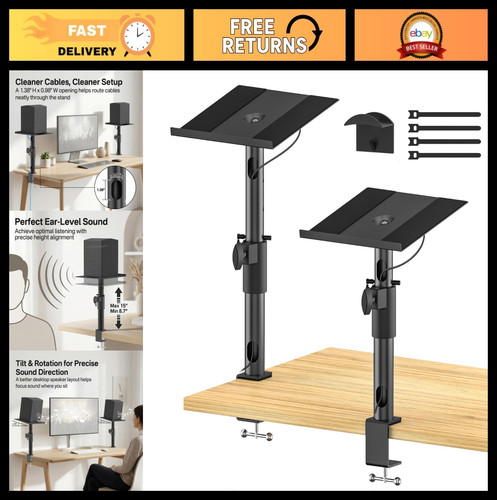 Heavy duty clamp desktop - heavy-duty, clamp-on