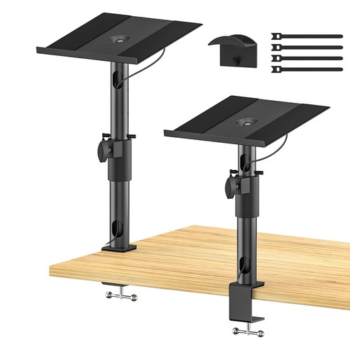 Pair universal clamp - clamp-on, desk