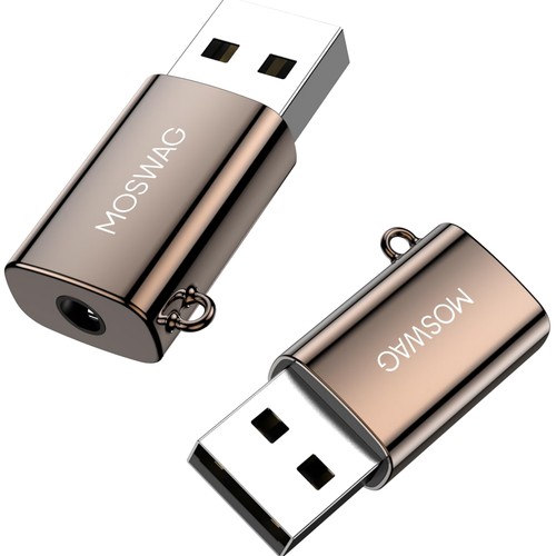 Pack usb 5mm - 3.5mm, audio