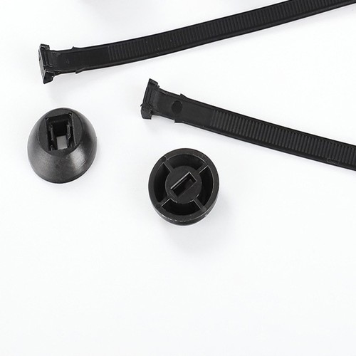 Black nylon cable - black, ties